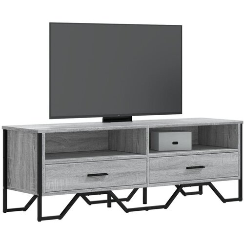vidaXL ormarić siva boja hrasta 122 x 34 x 41 cm konstruirano drvo Cijene