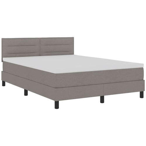 vidaXL Postelja boxspring z vzmetnico Taupe 160 x 200 cm blago, (5000127895) Cene