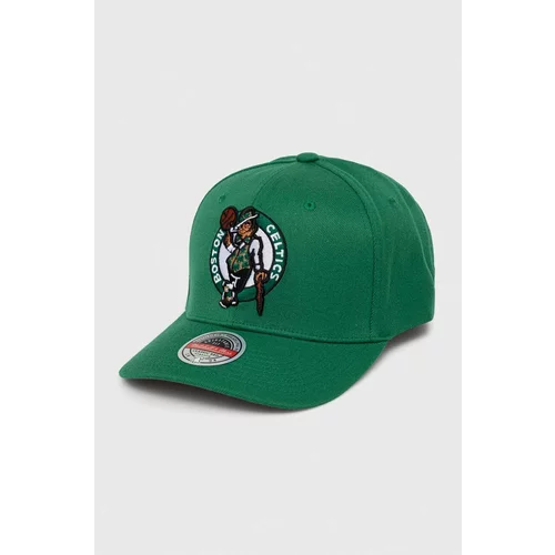 Mitchell & Ness Kapa iz mešanice volne Boson Celtics zelena barva