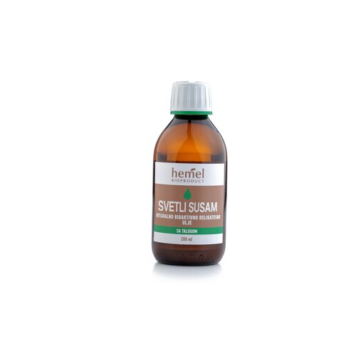 Hemel Sporo hladno ceđeno integralno ulje sa talogom Svetli susam 200ml Cene