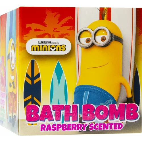 Minions Bath Bomb šumeća kugla za kupku Raspberry 1 kom