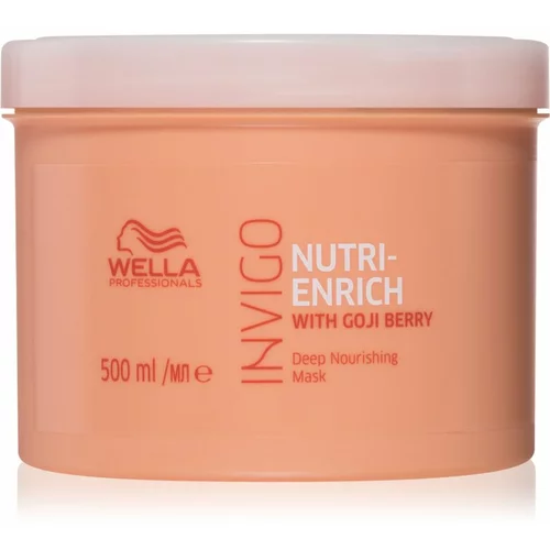 Wella Professionals invigo nutri-enrich deep nourishing negovalna maska ​​za suhe in lomljive lase 500 ml