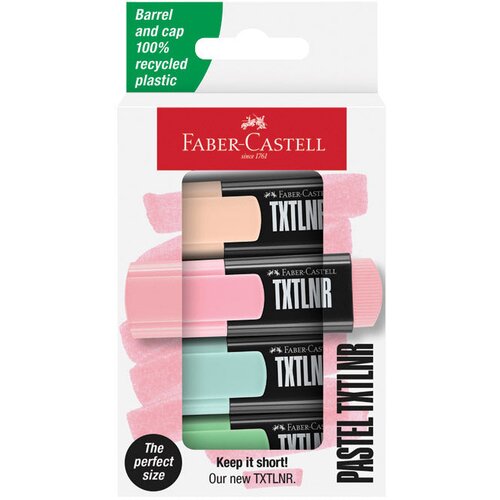 Signir 1-5 MM MINI TXTLNR PASTEL KART.KUTIJA FABER CASTELL 154214/4BOJE BLISTER Cijene