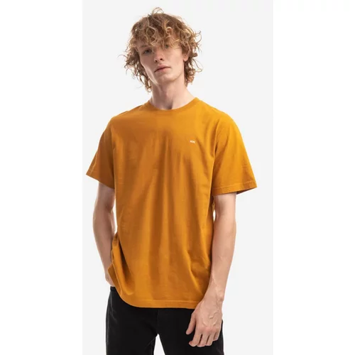Wood Wood Bombažna kratka majica Sami Classic T-shirt oranžna barva