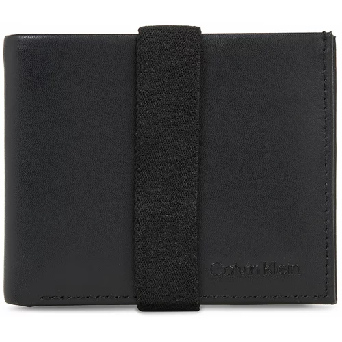 Calvin Klein Moška denarnica Ck Spw Tech Bifold 6Cc W/Bill K50K510910 Ck Black BAX