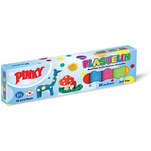  Plastelin KARBON Pinky, 10 kosov Cene