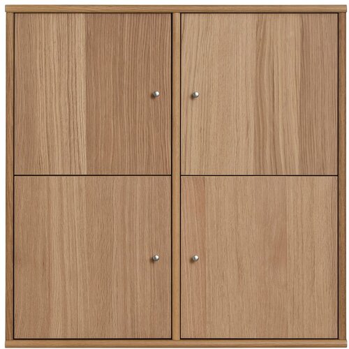 Hammel Furniture Stenski regal v hrastovem dekorju v naravni barvi 70x70 cm Mistral &amp;ndash; Slike