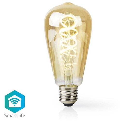 Nedis WIFILRT10ST64- led prigu&scaron;iva sijalica ST64 E27/4,9W/230V wi‐fi 1800-6500K Cene