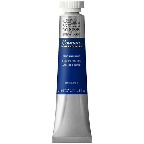 WINSOR &amp;amp; NEWTON Cotman Akvarel boja (Pruski plavo, 21 ml, Tuba) Slike