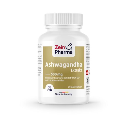 ZeinPharma Ashwagandha ekstrakt - 60 kaps. Slike