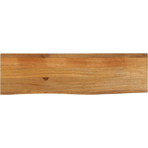 vidaXL Mizna plo&scaron;ča z naravnim robom 100x30x3,8 cm trden mangov les Cene