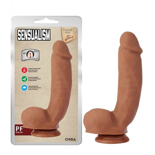  Dildo Sensualism, 21cm, Boja kože Slike