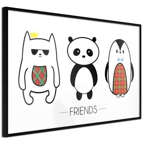  Poster - Buddies 45x30 Slike