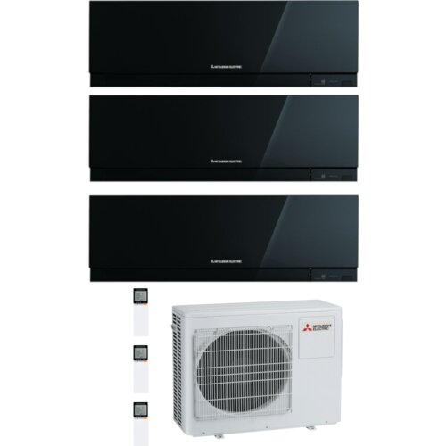 Mitsubishi multi-split klimatska naprava - 3X EF35VG (črna+črna+črna) + zunanja enota MXZ-3F68VF3 Slike