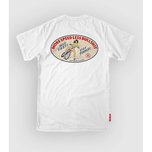 Loose Riders More Speed Tech Tee white Cene
