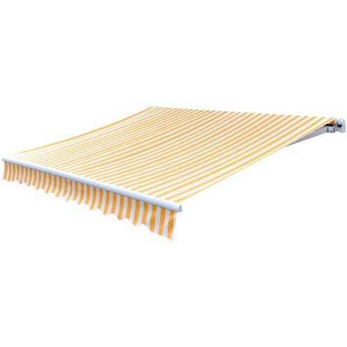vidaXL platno za tendu narančasto-bijelo 350 x 250 cm Cijene