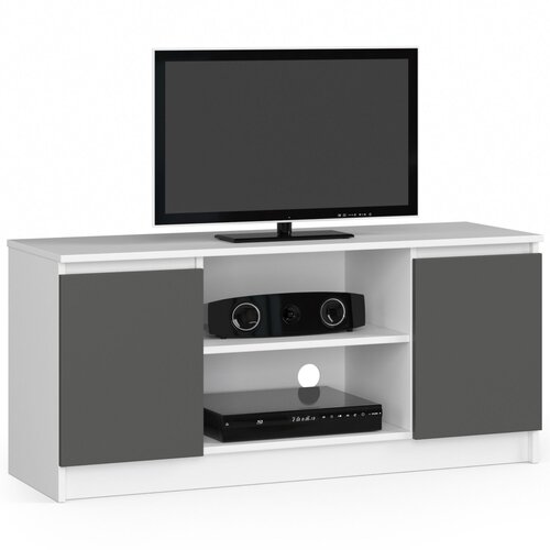 AKORD RTV KABINET K120 2D 1P BELO / SIVO, (21703378) Cene