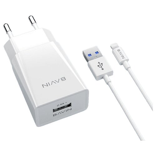 BAVIN PUNJAČ 2.4A USB-A PC895Y BELA Cene
