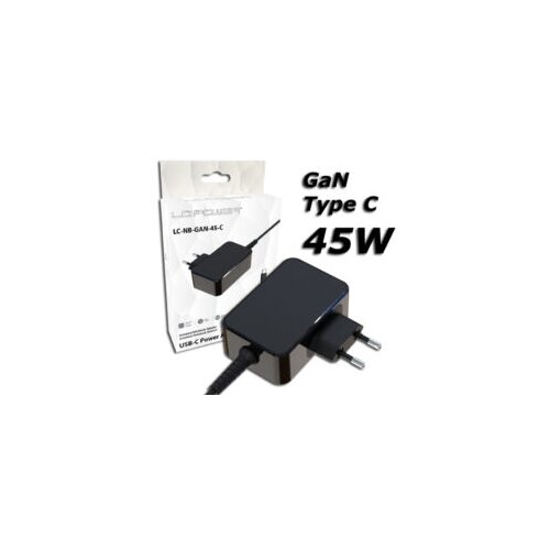 LC-Power USB GaN punjač 45W Punjač za laptope, USB-C,5-20V, 2.25-3A Slike