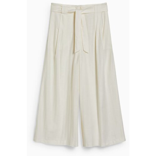 CA ženske pantalone, visok struk, bele Cene