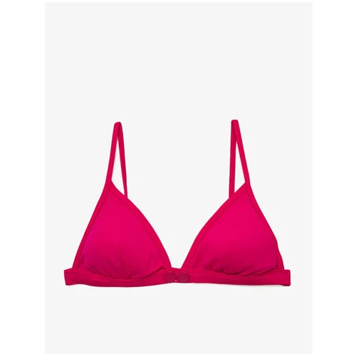Koton Women's Pink Maximiser Bikini Top