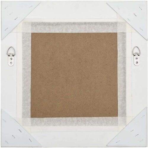 VidaXL Zidno ogledalo u baroknom stilu 40 x 40 cm srebrno Slike