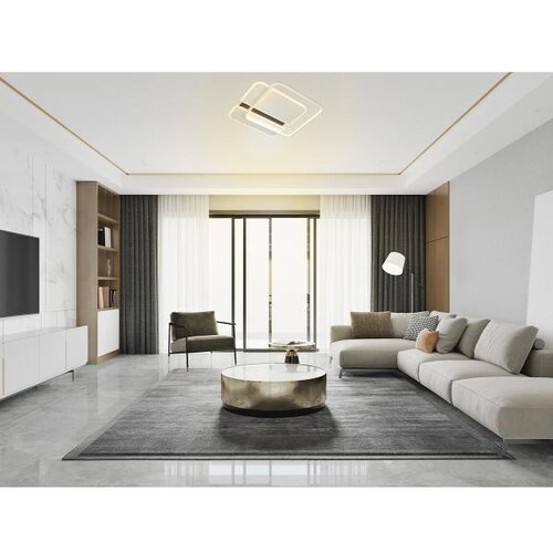  LED prigu&amp;scaron;iva plafonska svetiljka LED/95W/230V 3000-6500K bela + daljinski upravljač Slike