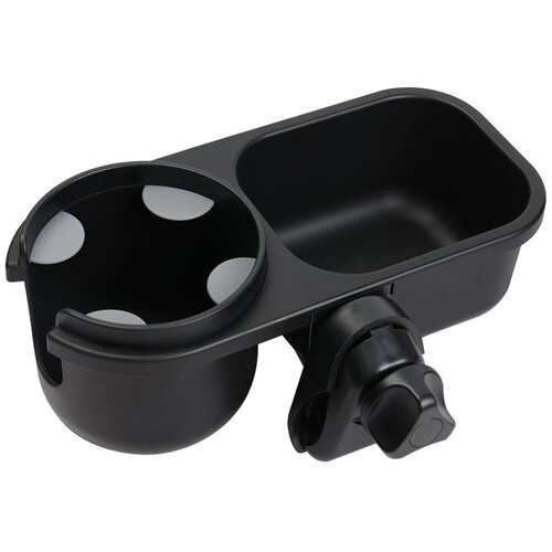 INF Pladenj za prigrizke 2 v 1 z držalom za skodelico Black, (21365813) Cene