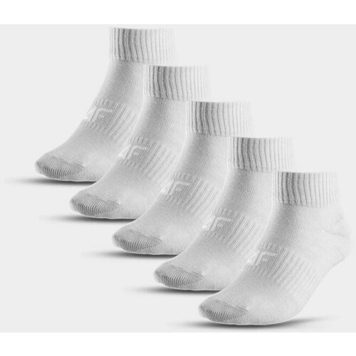 Kesi 4F Girls' 5-BACK High Socks - Grey Slike