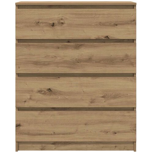  Komoda boja hrasta artisan 80x35x99 cm konstruirano drvo Slike