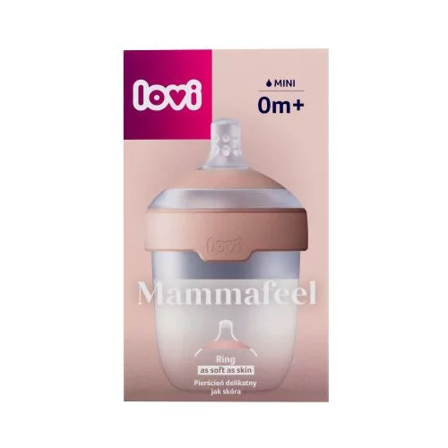 Lovi Mammafeel Bottle 0m+ otroška steklenička, ki spominja na materine dojke 150 ml za otroke