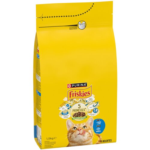 Friskies PURINA Adult Cat s lososom i povrćem – 1,5 kg Cijene