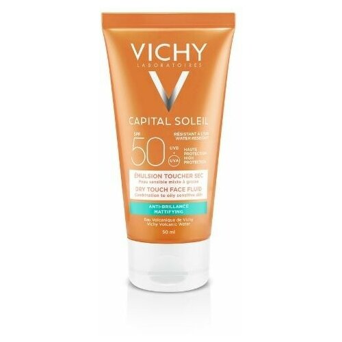 Vichy capital soleil ideal dry touch finish za lice spf 50+ 50 ml Slike