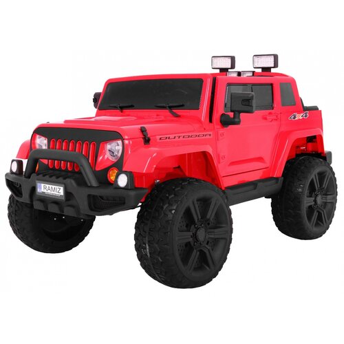  Auto na akumulator Mighty Jeep 4x4 - crveni Cijene