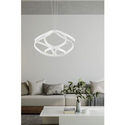 Opviq apeiro - white, white light white chandelier Slike