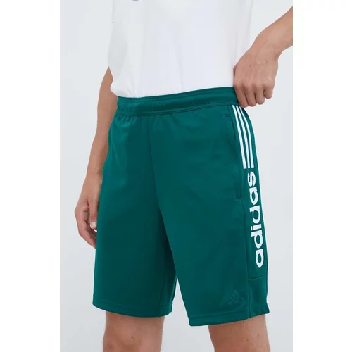 Adidas Kratke hlače za vadbo Tiro zelena barva
