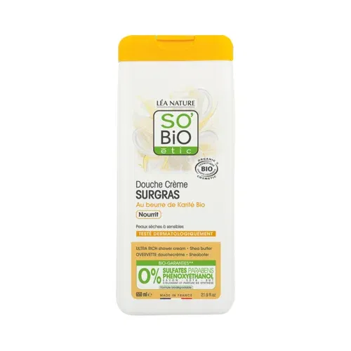 SO’BiO étic Shea hidratantna krema za tuširanje - 650 ml