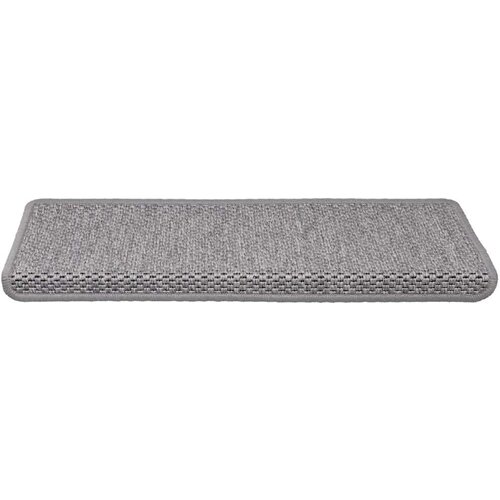 VidaXL Samoljepljivi otirači za stepenice 30 kom 65x21x4 cm srebrni Slike