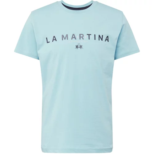 La Martina Majica mornarsko plava / svijetloplava / bijela