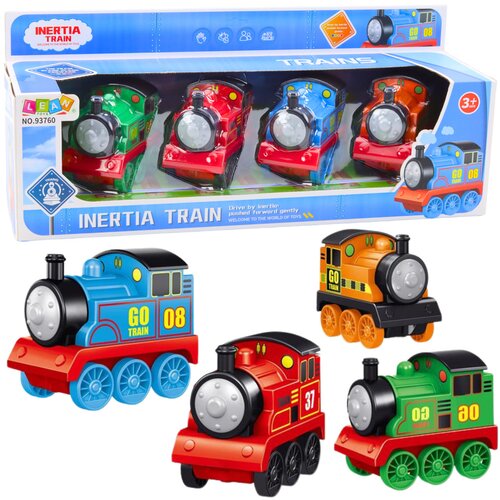  Set of locomotives with drive trains colorful 4pcs Cijene