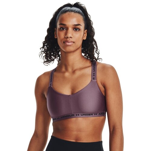 Under Armour sportski grudnjak Crossback Low Purple Slike