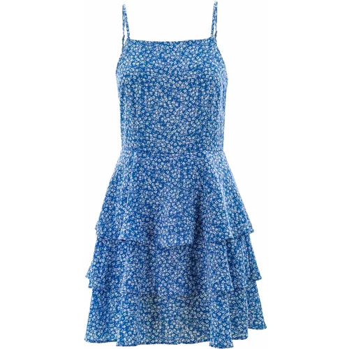 AIKI KEYLOOK Ljetna haljina 'Layette' plava / bijela