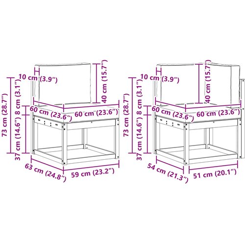  Set vanjskih sofa 7 kom. Bijela i bež Poliester Smeđa 249 x 130,5 x 73 cm Slike