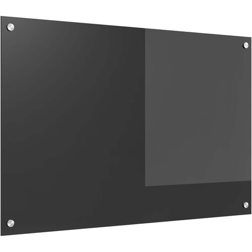 Kuhinjski zid Tamno siva 90 x 60 cm Staklo otporno na udarce Slike