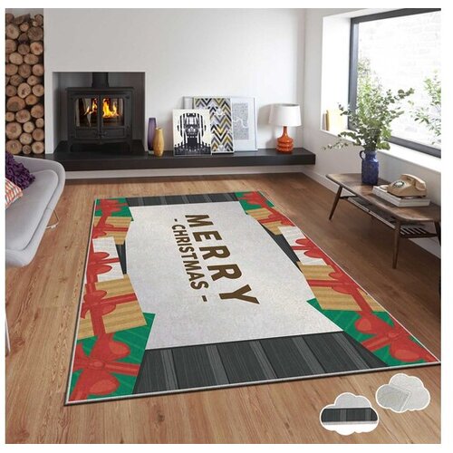 Conceptum Hypnose tepih s novogodišnjim motivima Asr-Crpt-60, pravokutni, 100 x 140 cm, šareni Cene