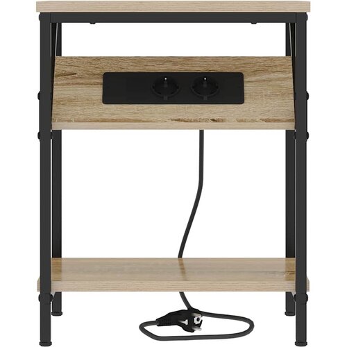  Noćni ormar 2 pcs Sonoma hrast 38 x 30 x 48 cm Slike