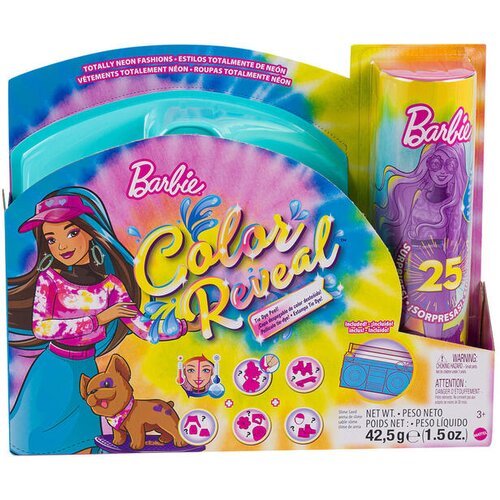 Barbie lutka color reveal neon fashions HCD28 Slike