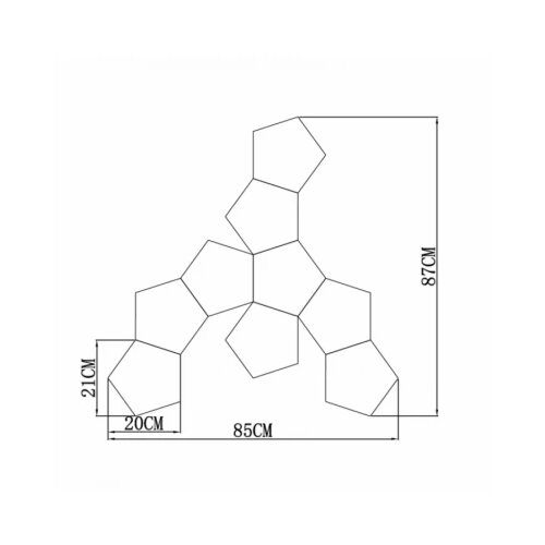 Vesta 569 LUSTER 108W 3000K CRNA/BELA Cene