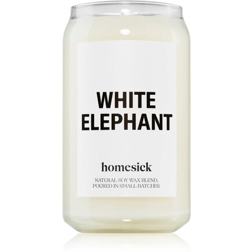 homesick White Elephant dišeča sveča 390 g Cene