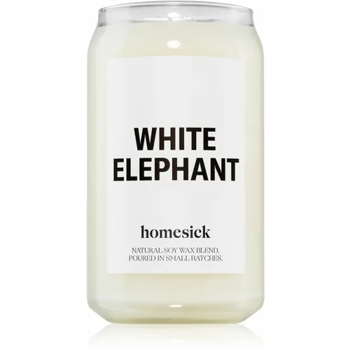 homesick White Elephant dišeča sveča 390 g